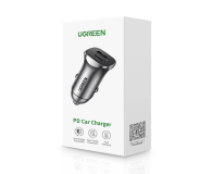 UGREEN Ładowarka samochodowa CD130 USB USB-C 24W szara - 1488958 - zdjęcie 2